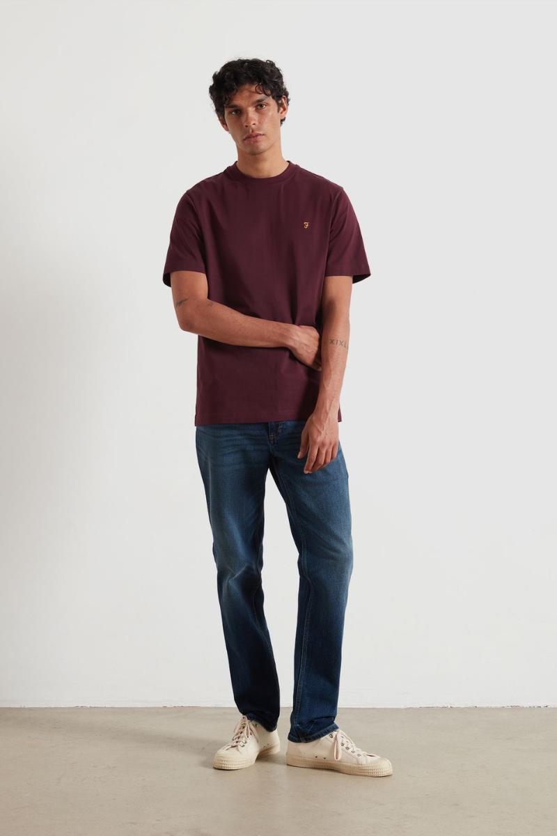 Farah Danny T-Shirt Bordeaux