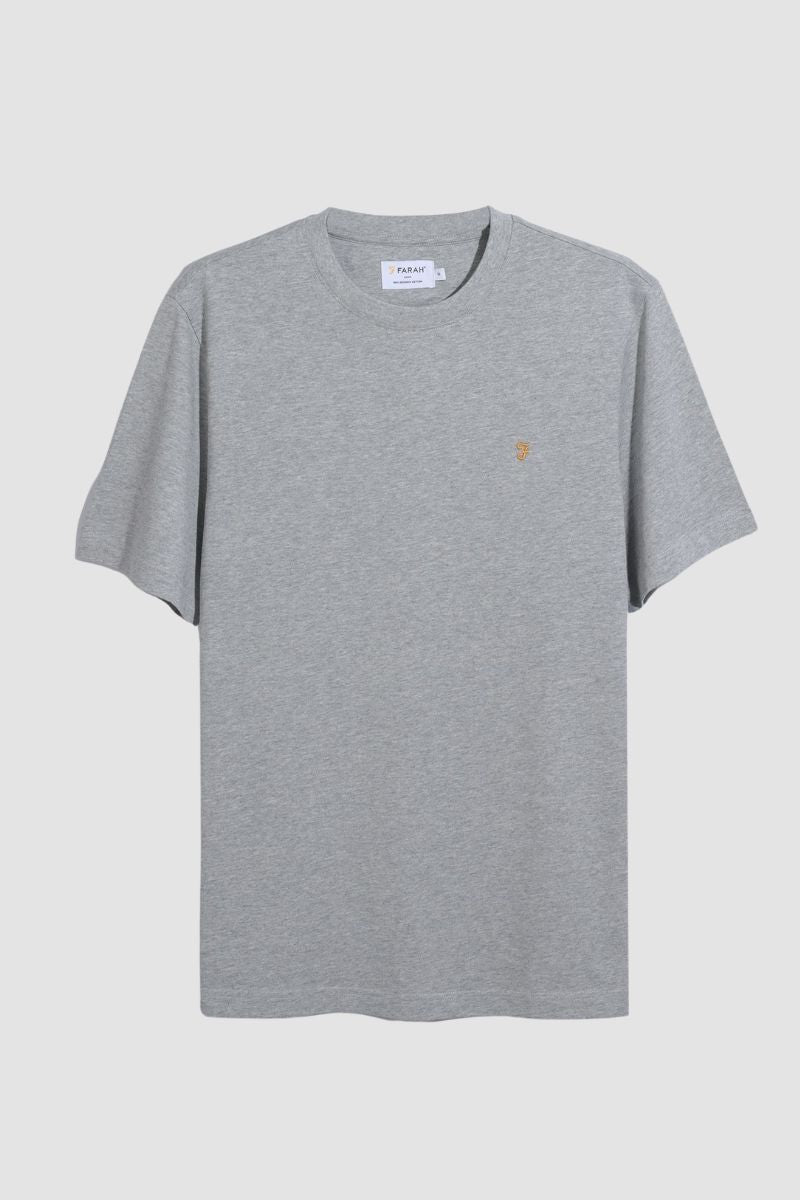 Farah Danny T-Shirt Grey Marl