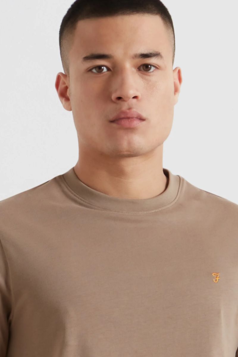 Farah Danny T-Shirt Stone Grey