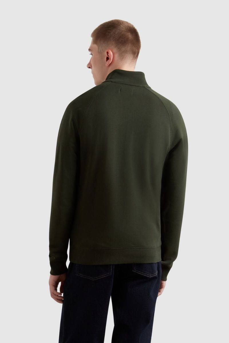 Farah Jim 1/4 Zip Sweatshirt Evergreen