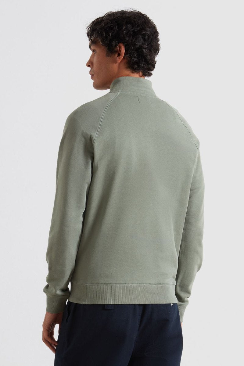 Farah Jim 1/4 Zip Sweatshirt Tarragon