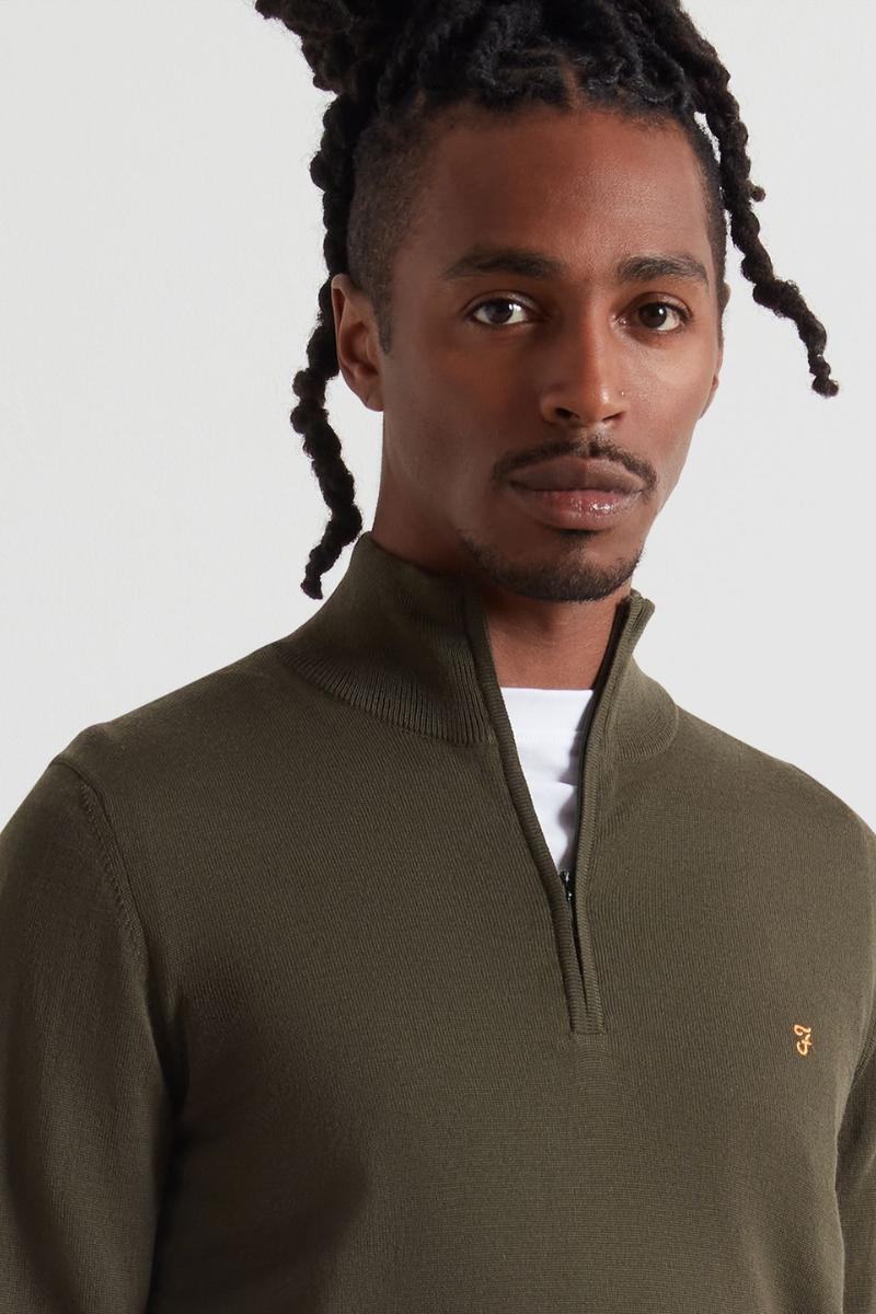 Farah Redchurch Merino Knit Evergreen