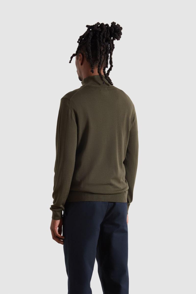 Farah Redchurch Merino Knit Evergreen