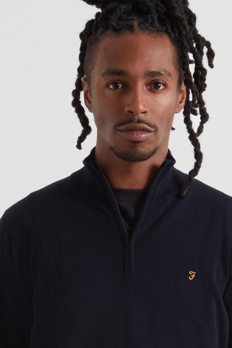 Farah Redchurch Merino Knit Navy
