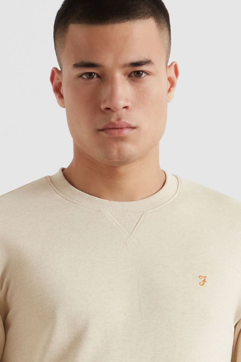 Farah Tim New Crew Birch Grey