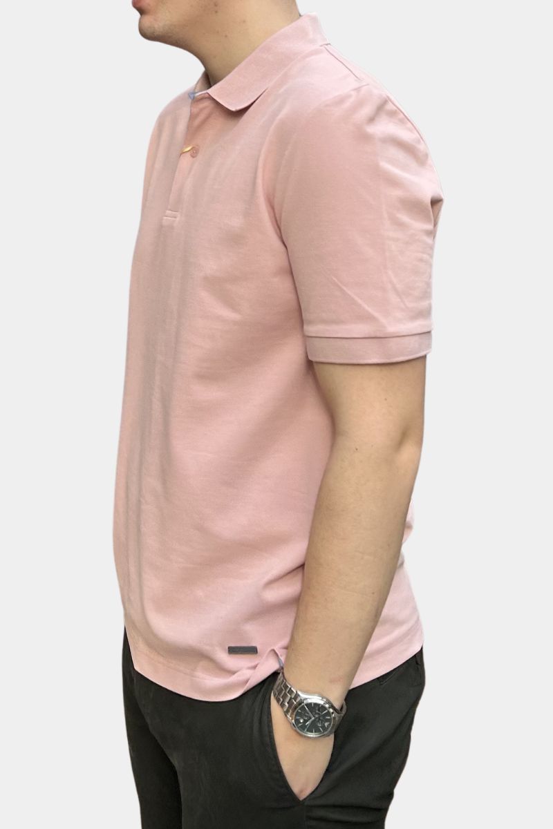 Gilded Gentlemen Believe Poloshirt Pink