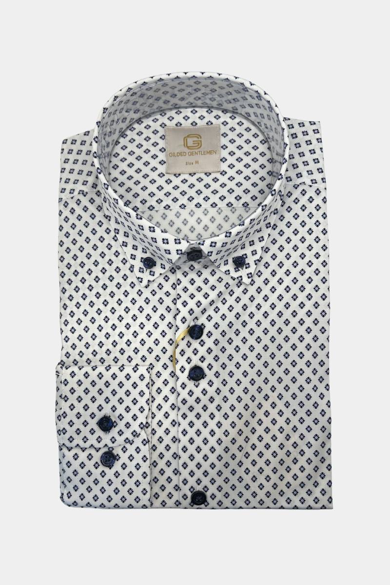 Gilded Gentlemen Print Shirt Col 11
