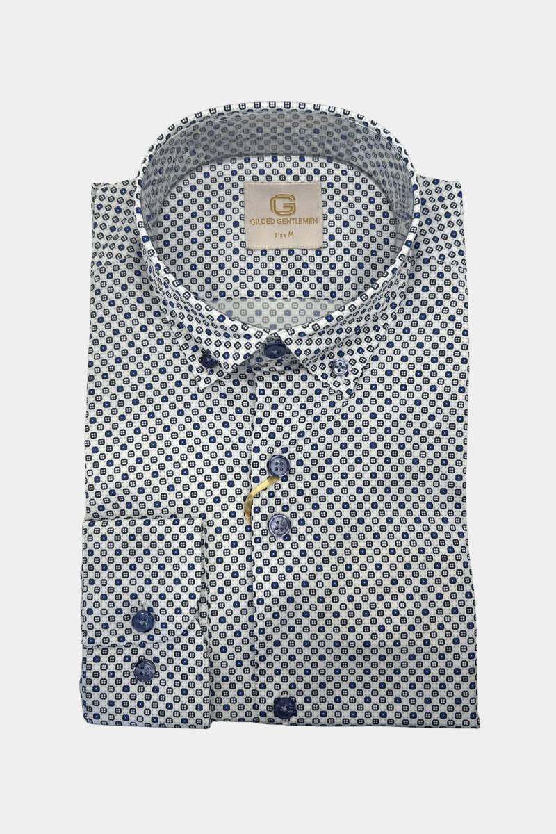Gilded Gentlemen Print Shirt Col 12