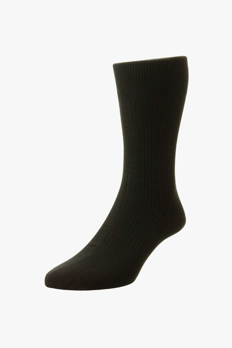 HJ Cotton Rich Socks Black