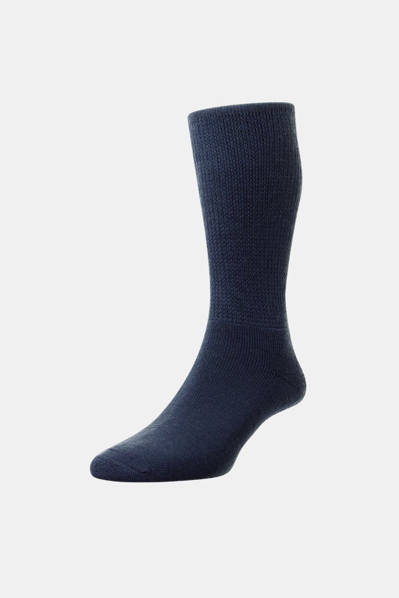 HJ HJ1351 Diabetic Socks Navy