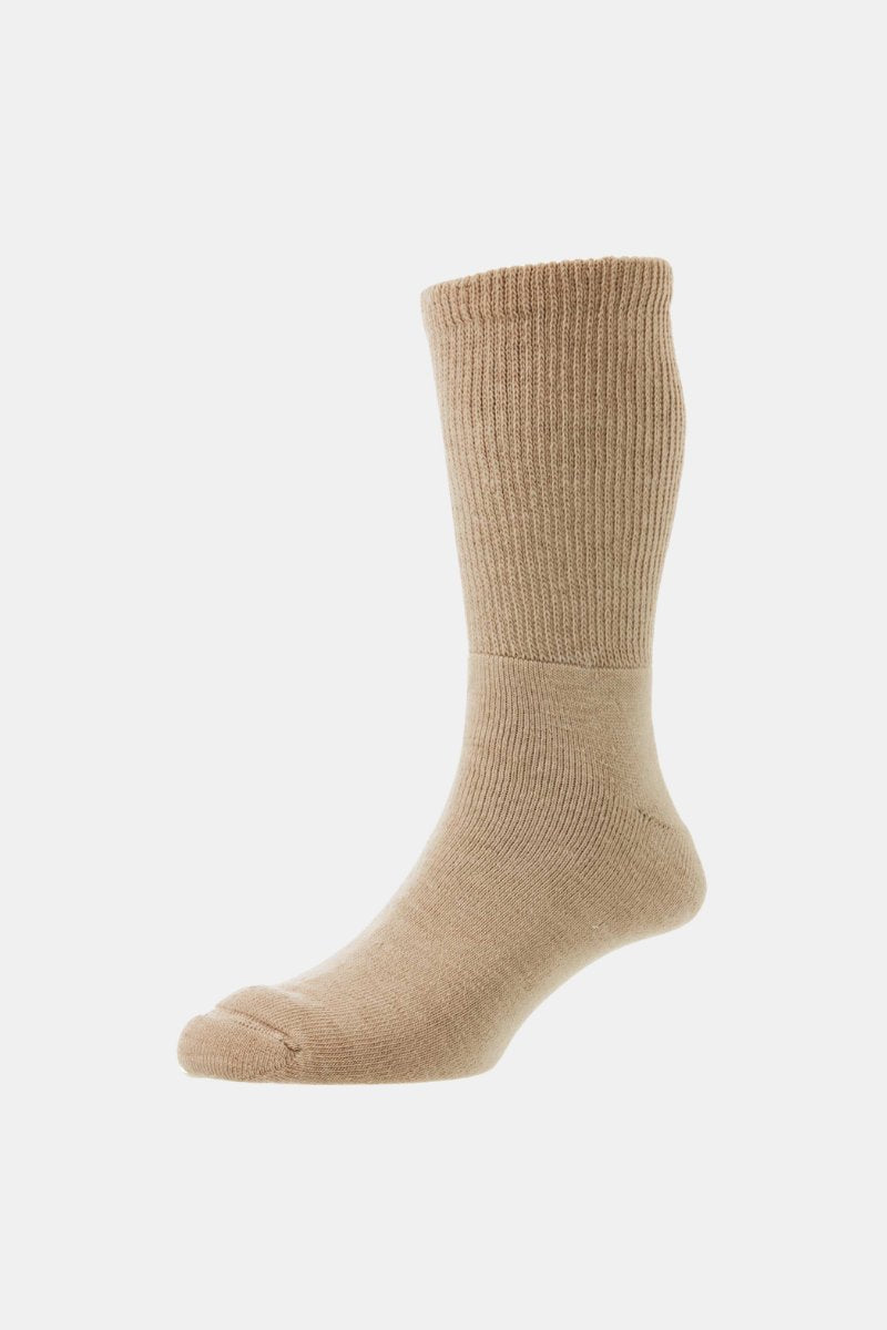 HJ HJ1351 Diabetic Socks Oatmeal