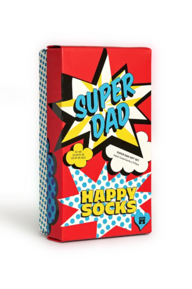 Happy Socks 3 Pack Super Dad