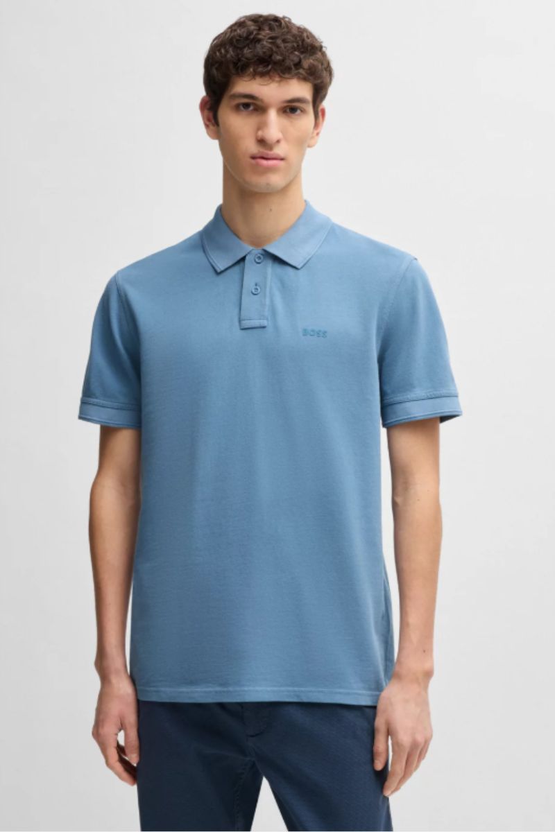 Hugo Boss Prime Polo Open Blue