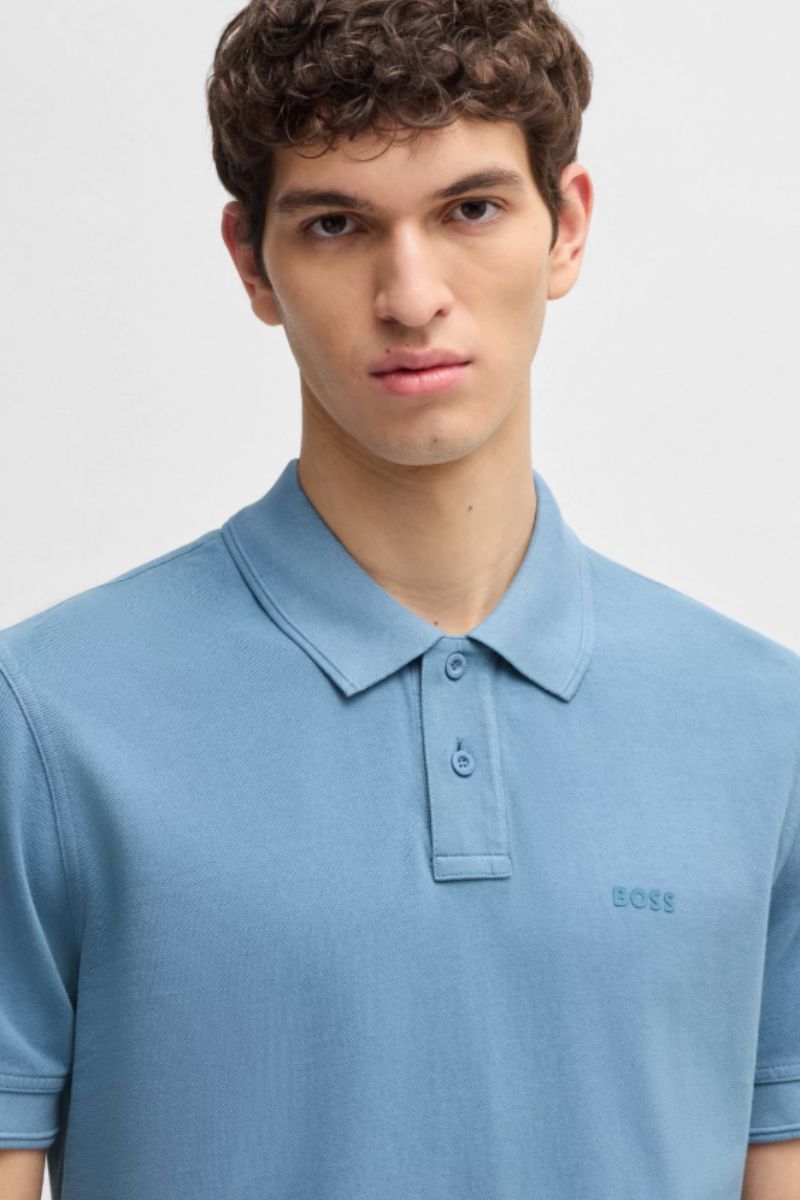 Hugo Boss Prime Polo Open Blue