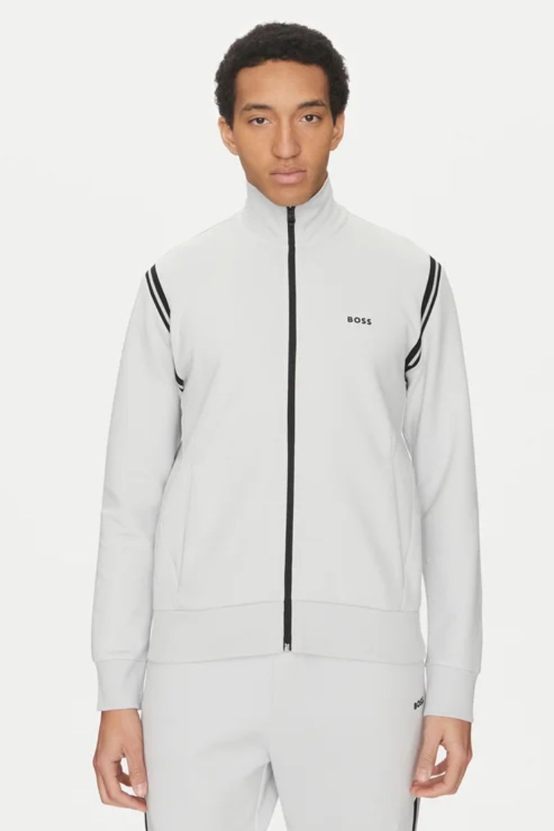 Hugo Boss Tracksuit Set Pastel Grey