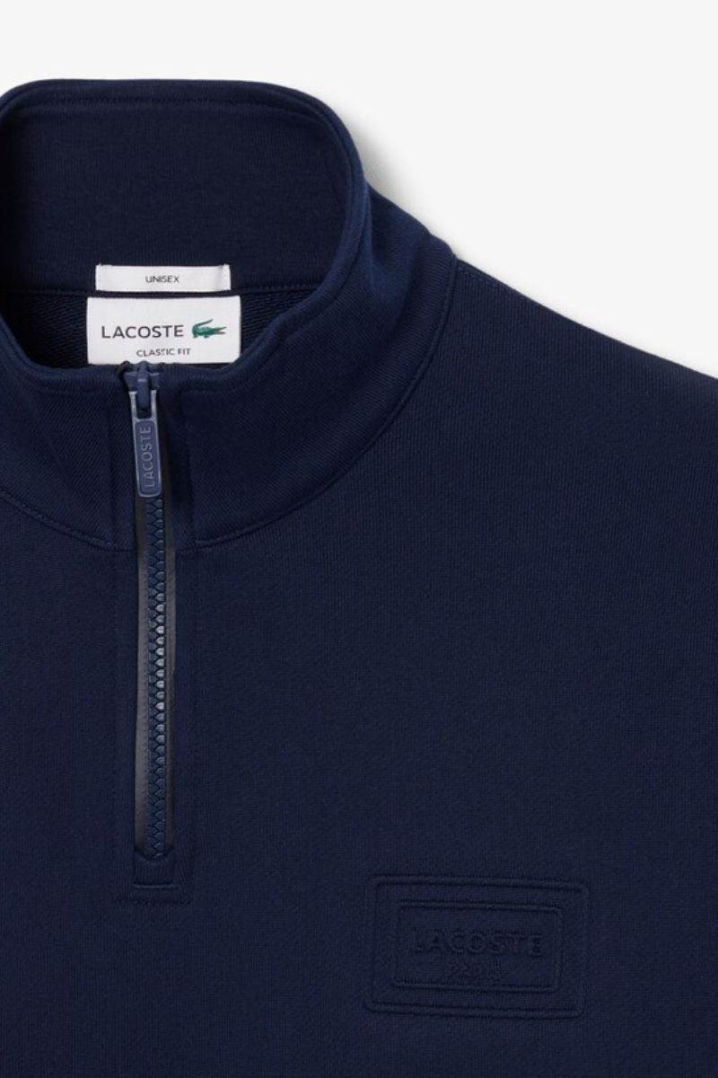 Lacoste 0784 1/4 Zip Sweatshirt Navy