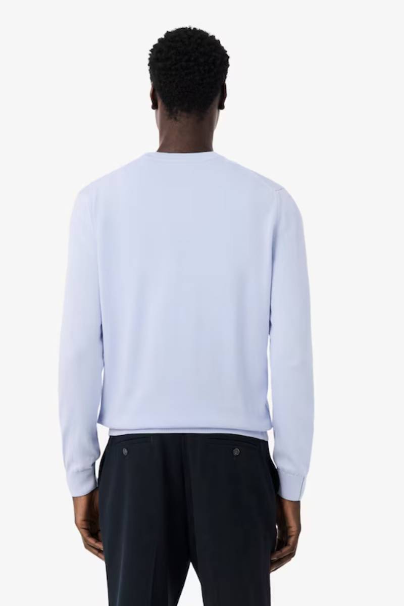 Lacoste 1985 Crew Knit Pale Blue