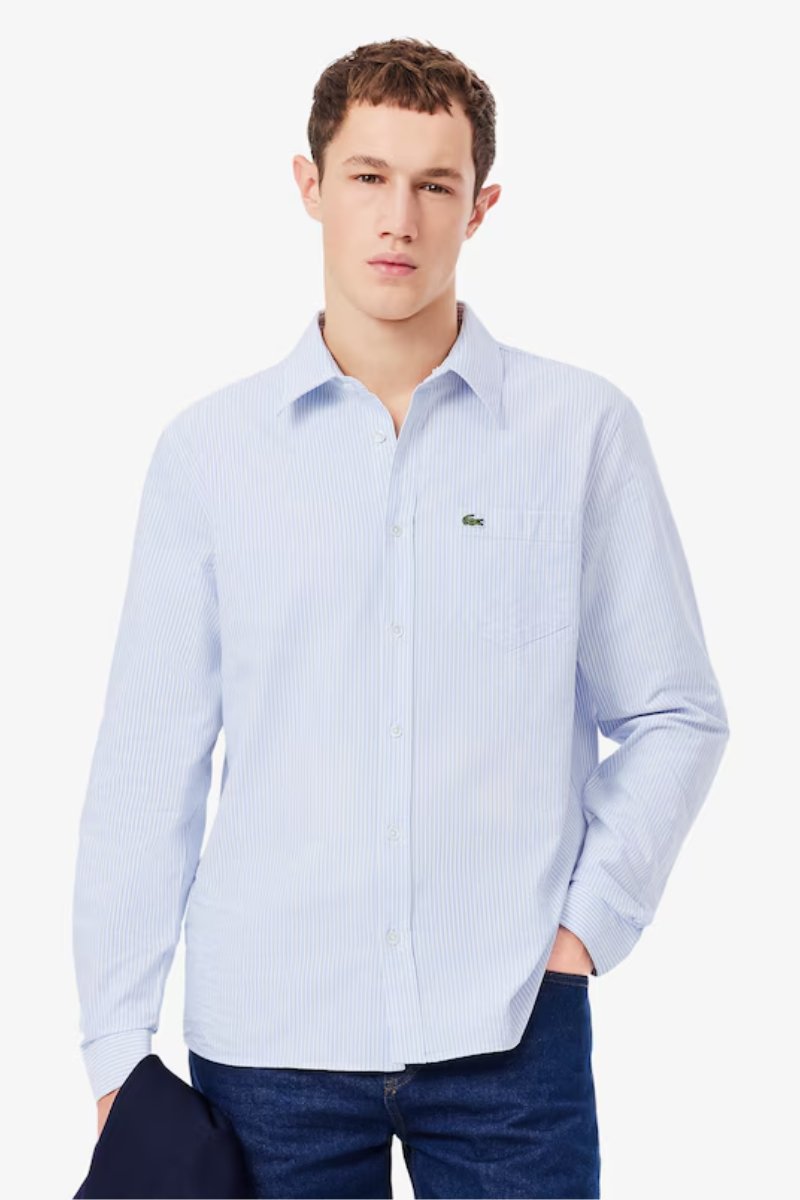 Lacoste 5625 Stripe Shirt Blue