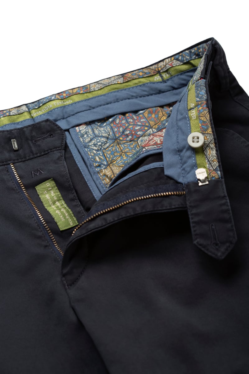 Meyer 9-3001 Oslo Cotton Chinos Navy