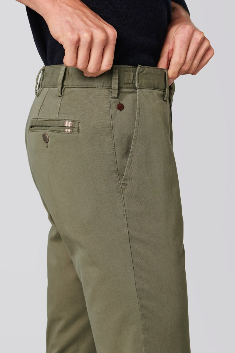 Meyer 9-3001 Oslo Cotton Chinos Olive