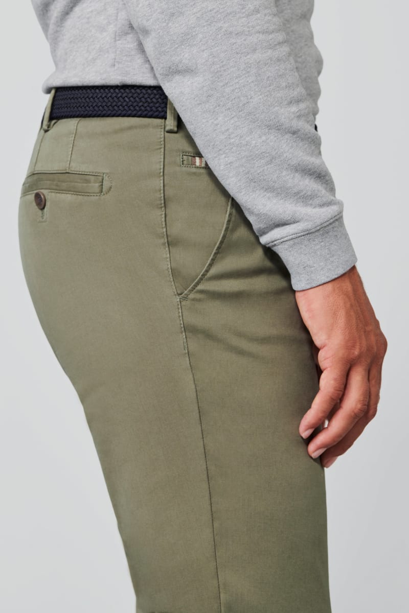 Meyer 9-3001 Roma Cotton Chinos Olive