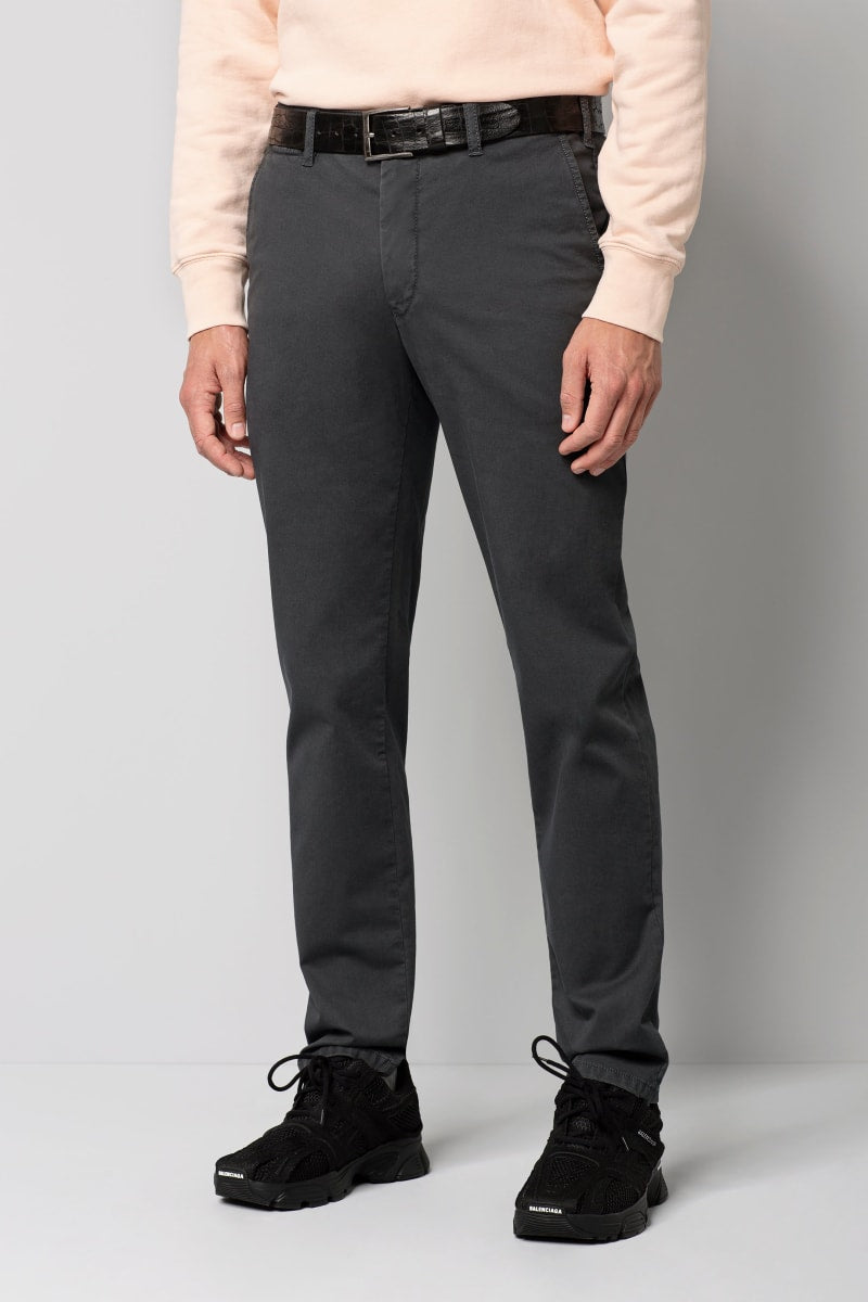 Meyer 9-6001 Regular Fit Cotton Chinos Charcoal