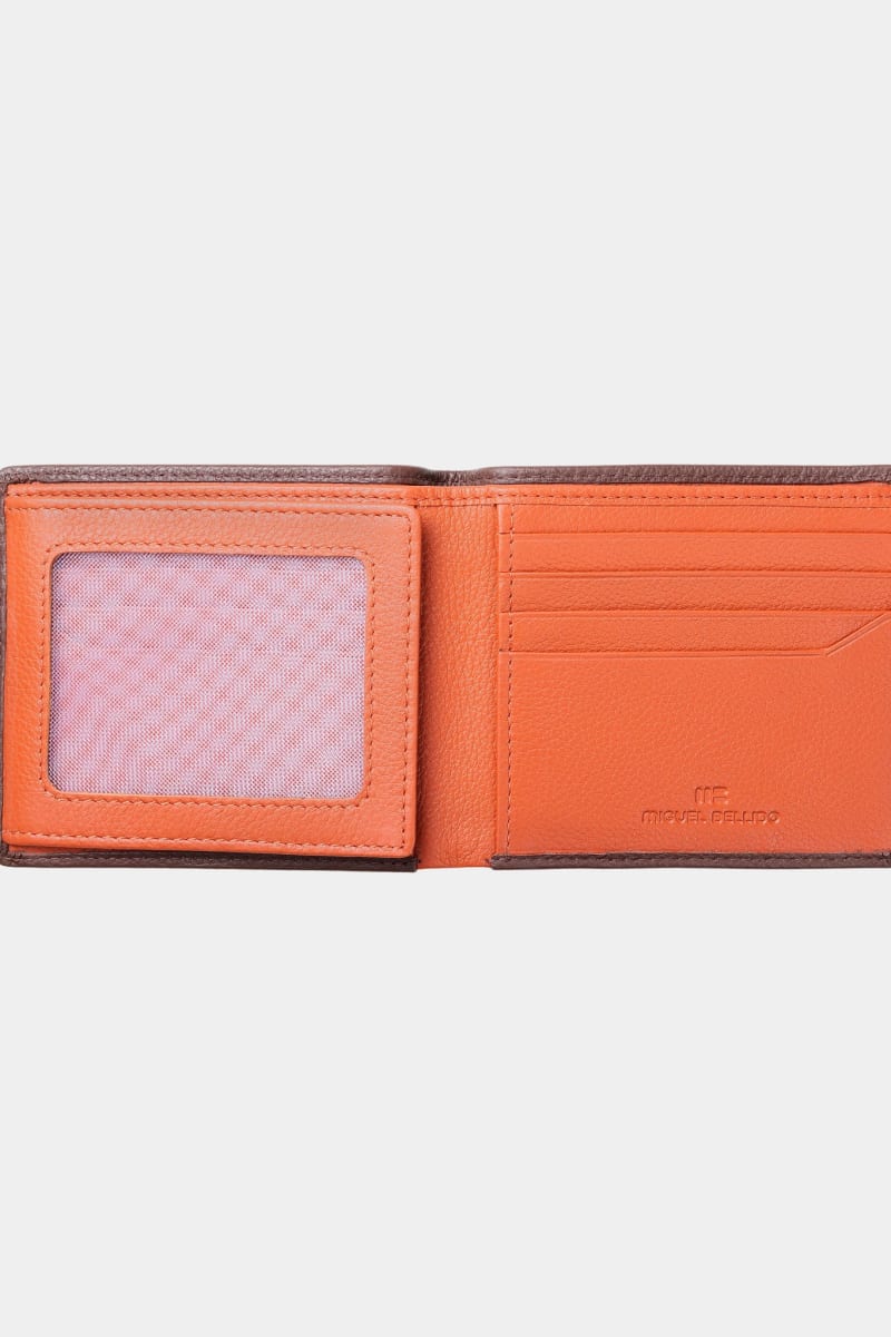 Miguel Bellido 11883 La Palma Leather Bifold Wallet Brown