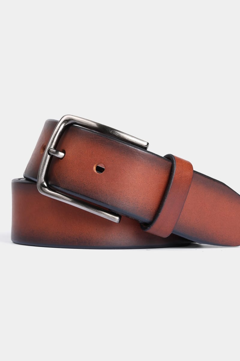 Miguel Bellido 46910 Natural Grain Leather Belt Tan