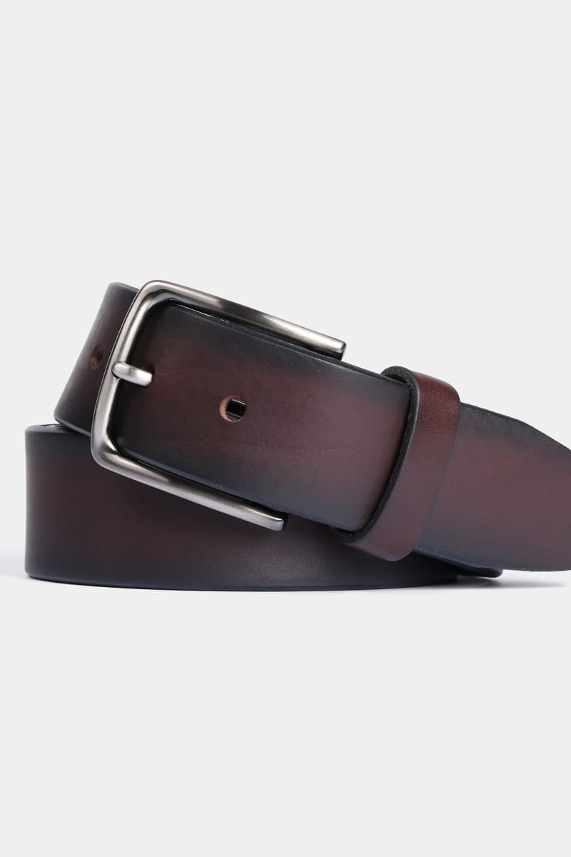 Miguel Bellido 46910 Natural Grain Leather Belt Brown