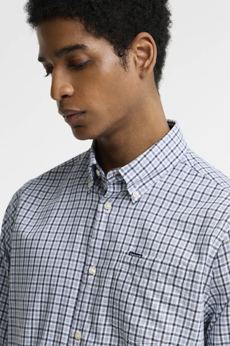Barbour Padshaw Gingham Shirt BLUE