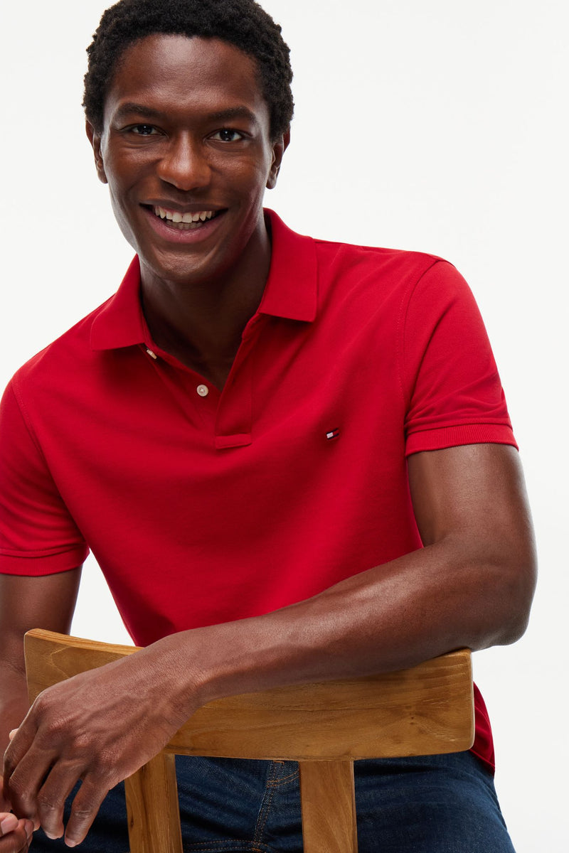 Tommy Hilfiger 17770 1985 Regular Fit Polo Shirt Medium Red