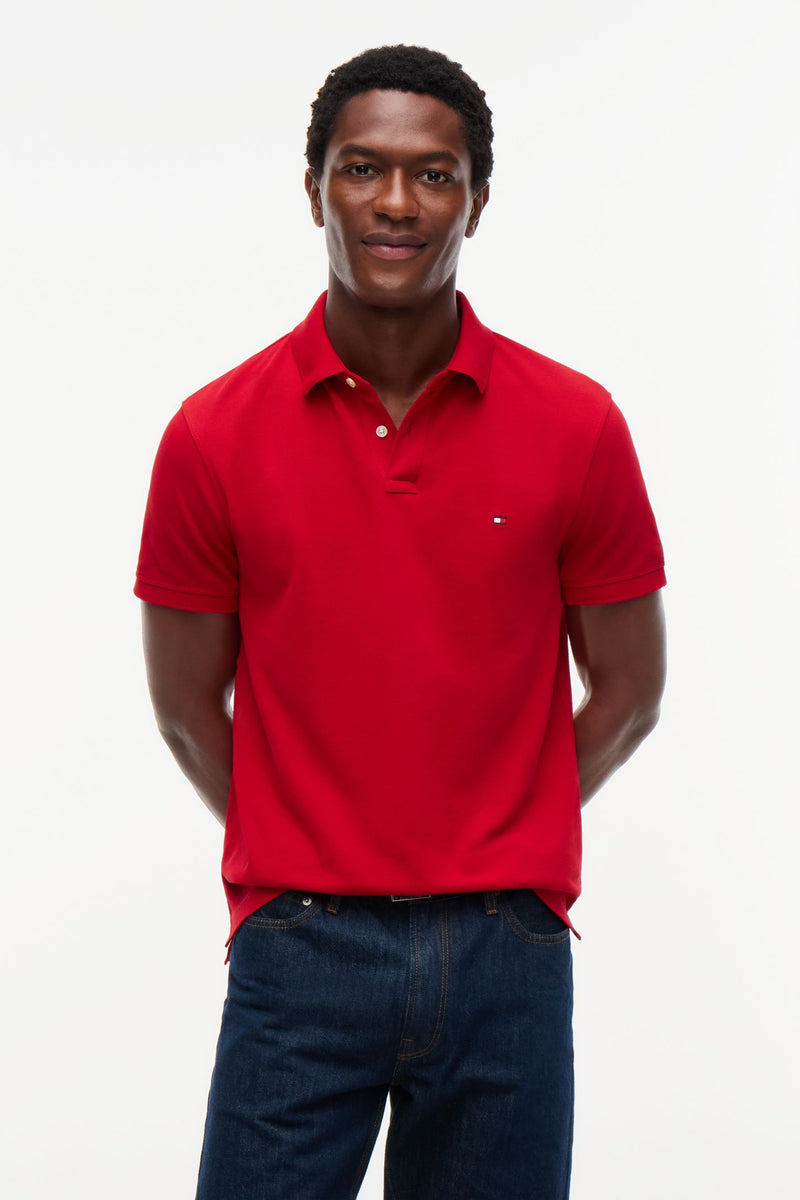 Tommy Hilfiger 17770 1985 Regular Fit Polo Shirt Medium Red