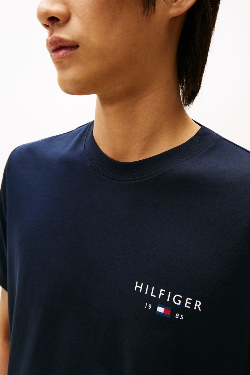 Tommy Hilfiger 41456 Regular Fit Brand Love Small Logo T-Shirt Navy Blue