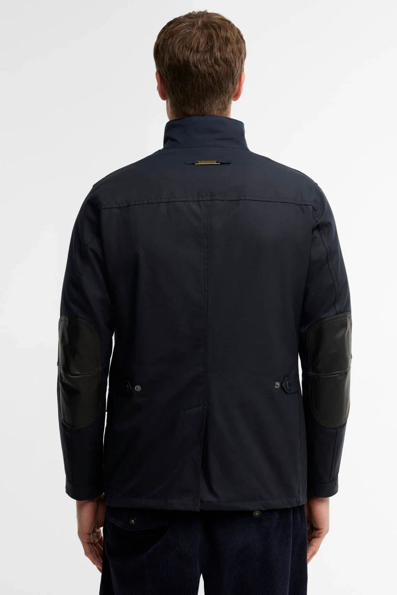 Barbour Ogston Wax Navy Jacket
