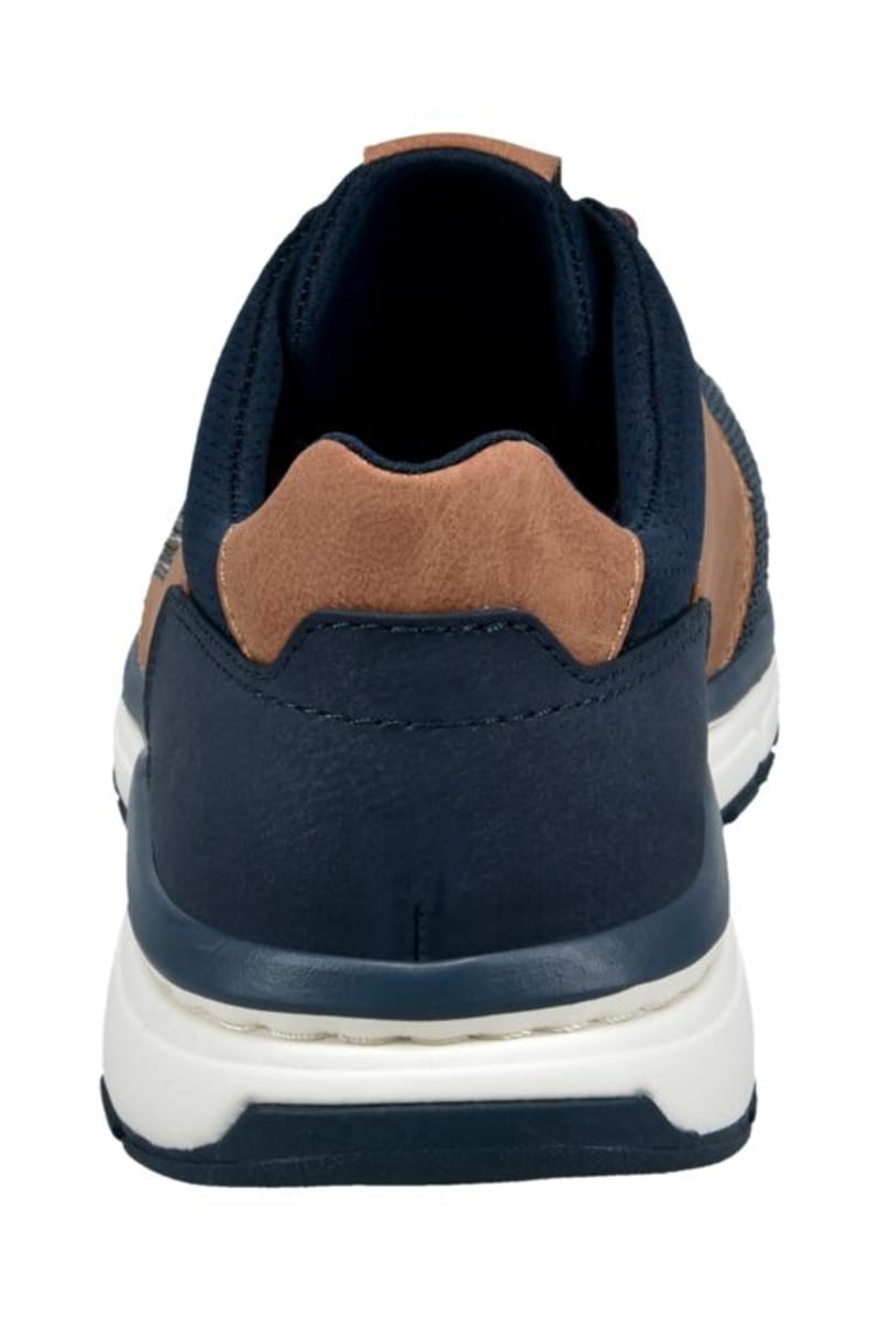 Bugatti AOS61 Sonic Exko Sneaker Dark Blue and Cognac
