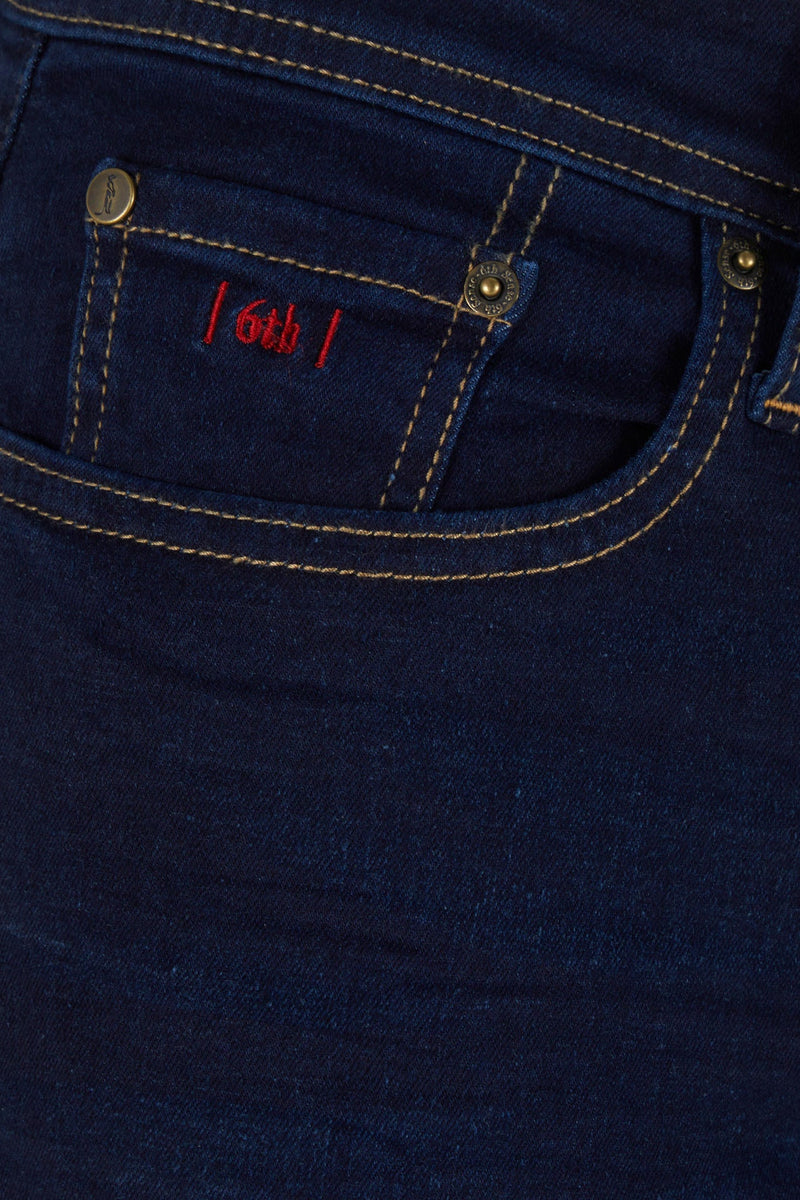 6th Sense Nevada Straight Fit Jean Stonewash