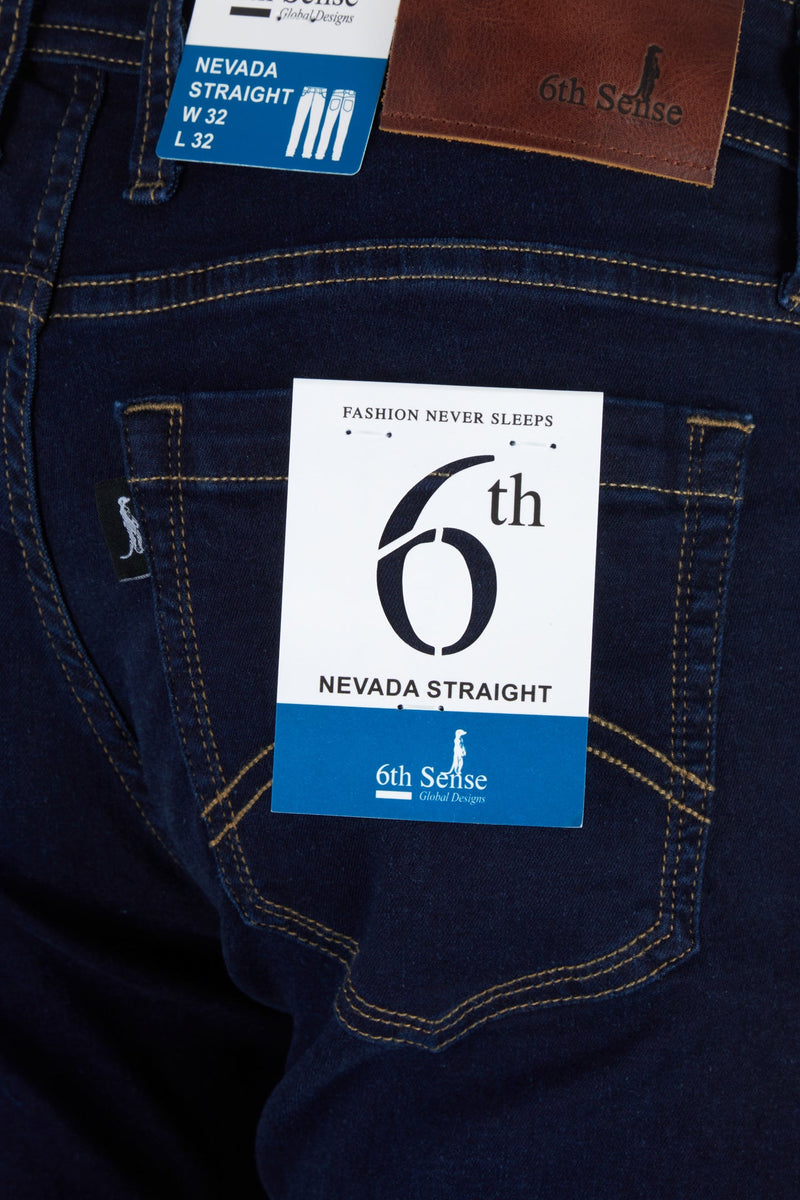 6th Sense Nevada Straight Fit Jean Stonewash