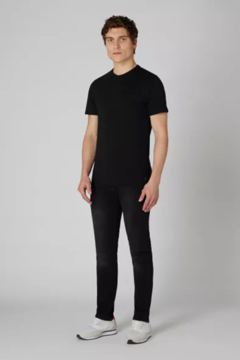 Remus Uomo Plain T-Shirt Black