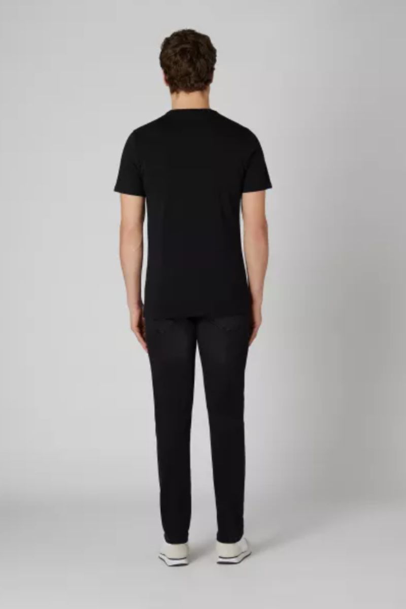 Remus Uomo Plain T-Shirt Black