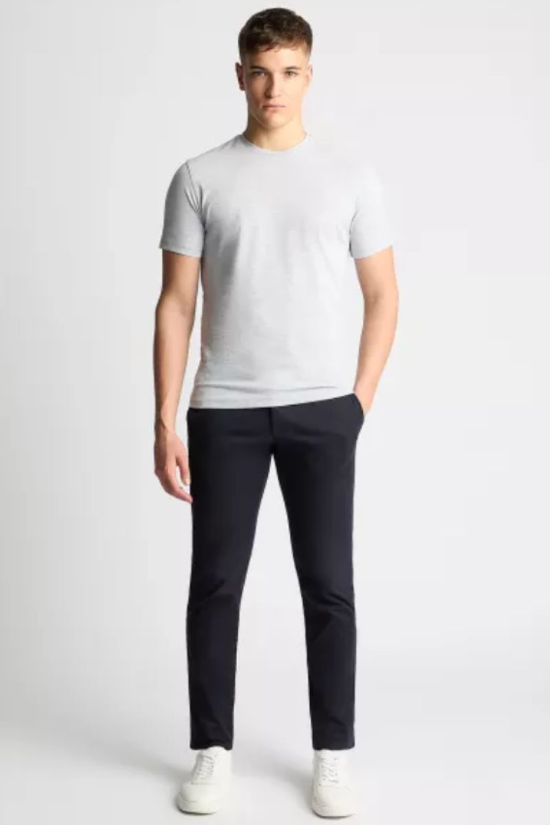 Remus Uomo Plain T-Shirt Grey