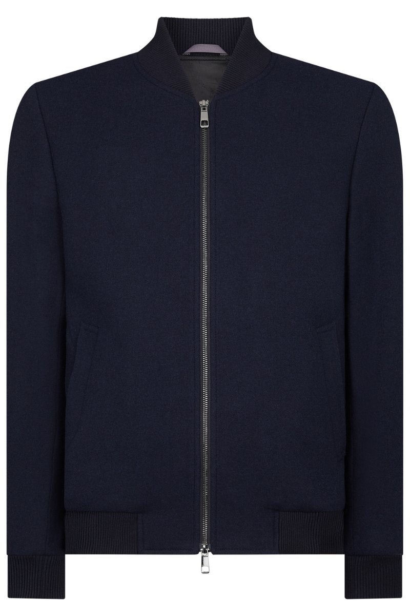 Remus Uomo Flannel Bomber Navy