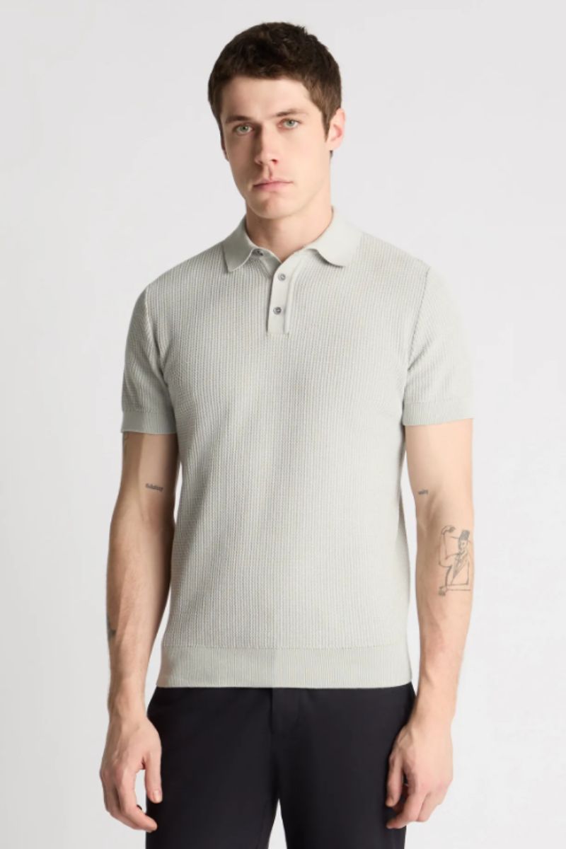 Remus 58696 Knit Polo Grey
