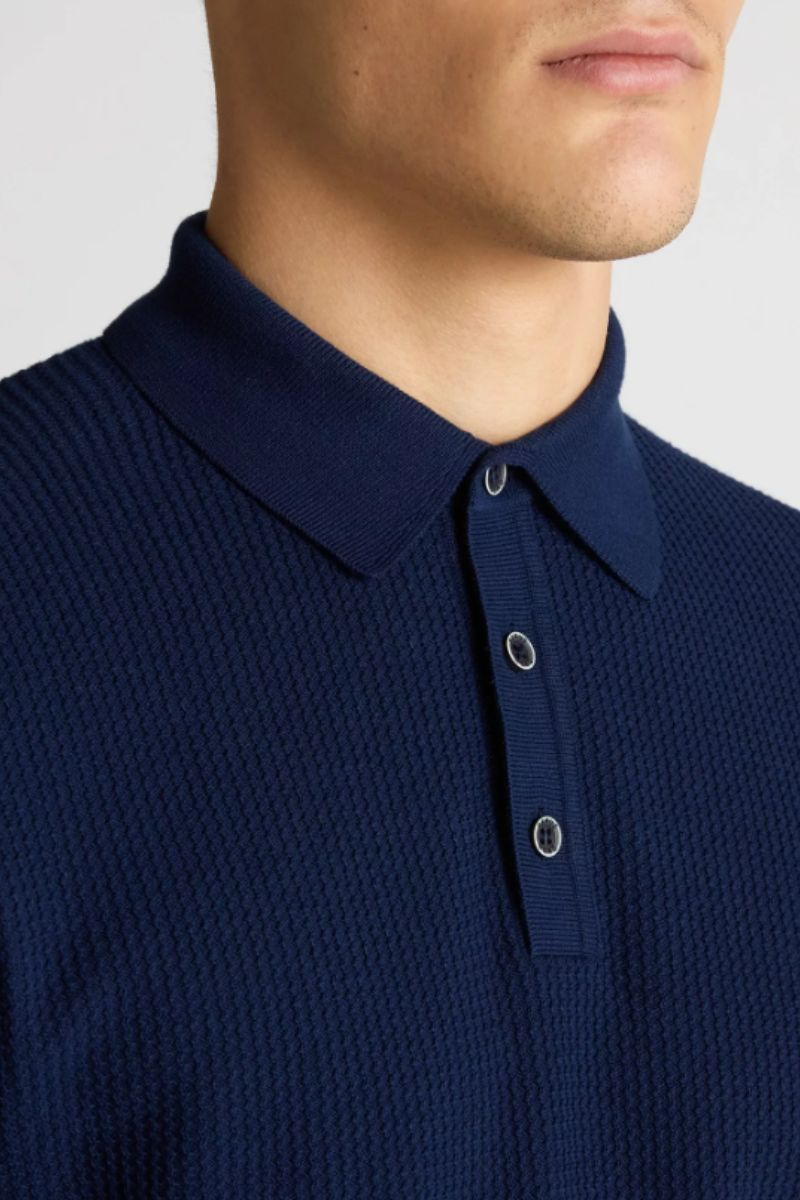 Remus 58696 Knit Polo Navy
