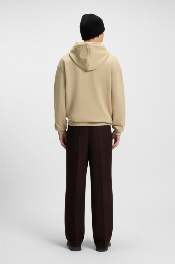 Hugo Boss Duspliter Hoodie Med Beige