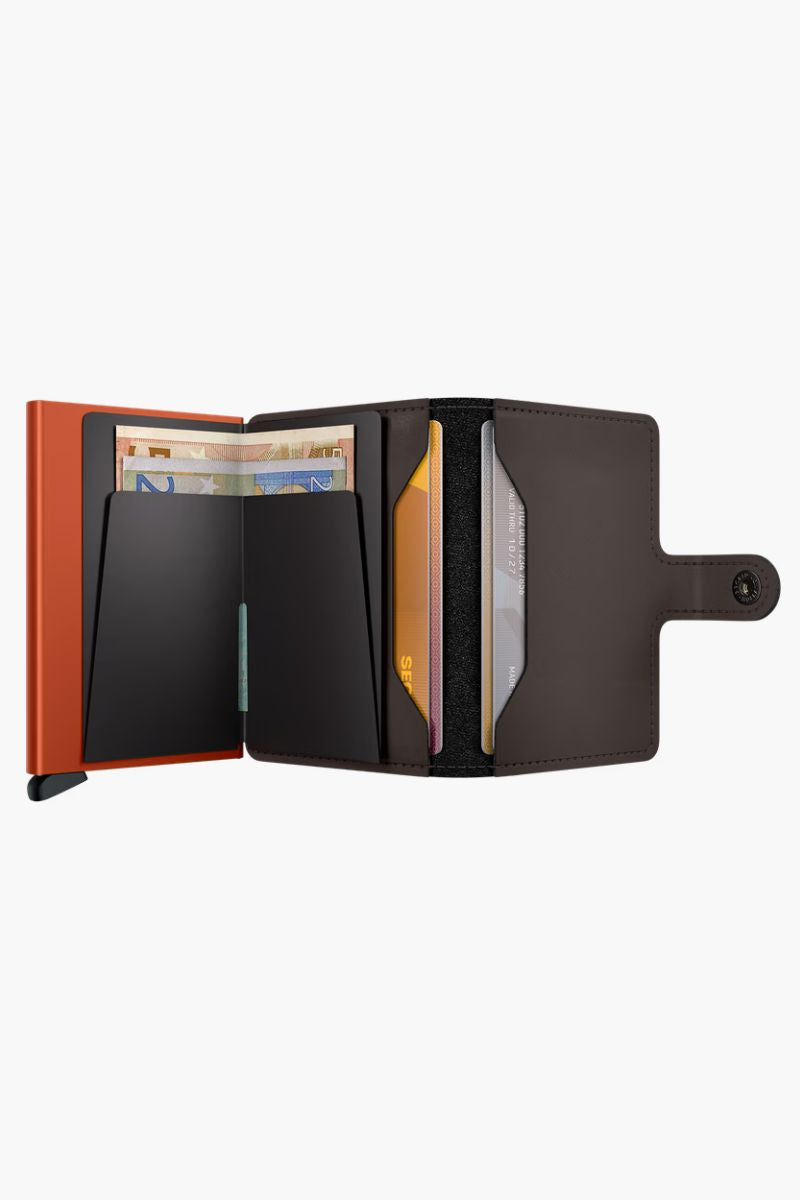 Secrid MM Wallet Truffle & Orange