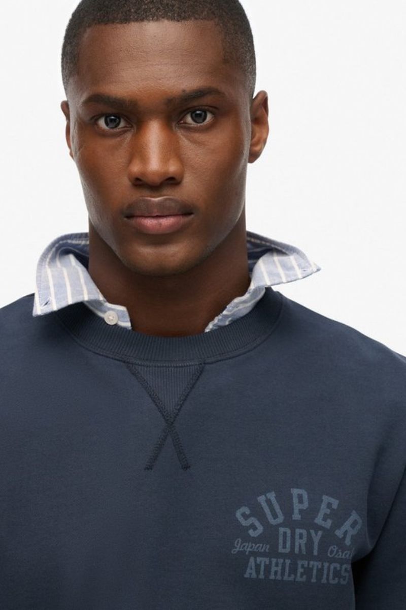 Superdry Athletic Essential Crew Navy