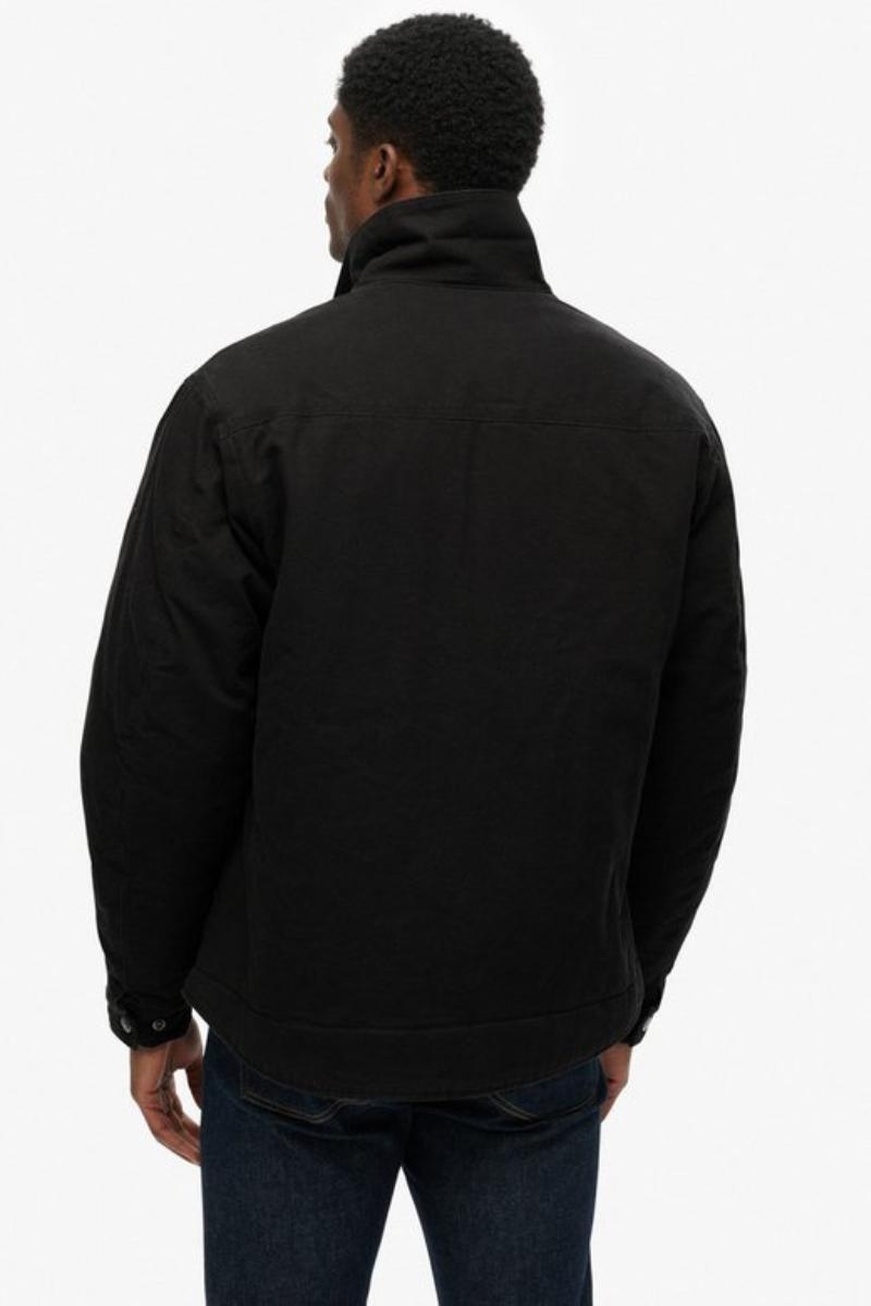 Superdry Cotton Canvas Ranch Jacket Black