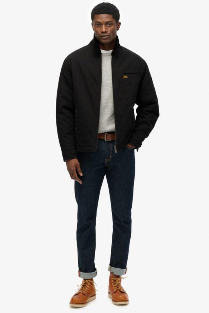 Superdry Cotton Canvas Ranch Jacket Black