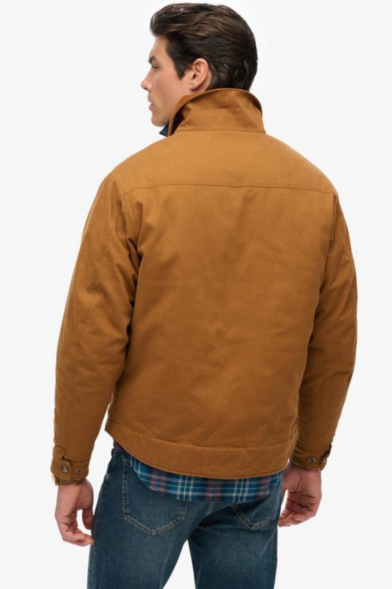 Superdry Cotton Canvas Ranch Jacket Tobacco