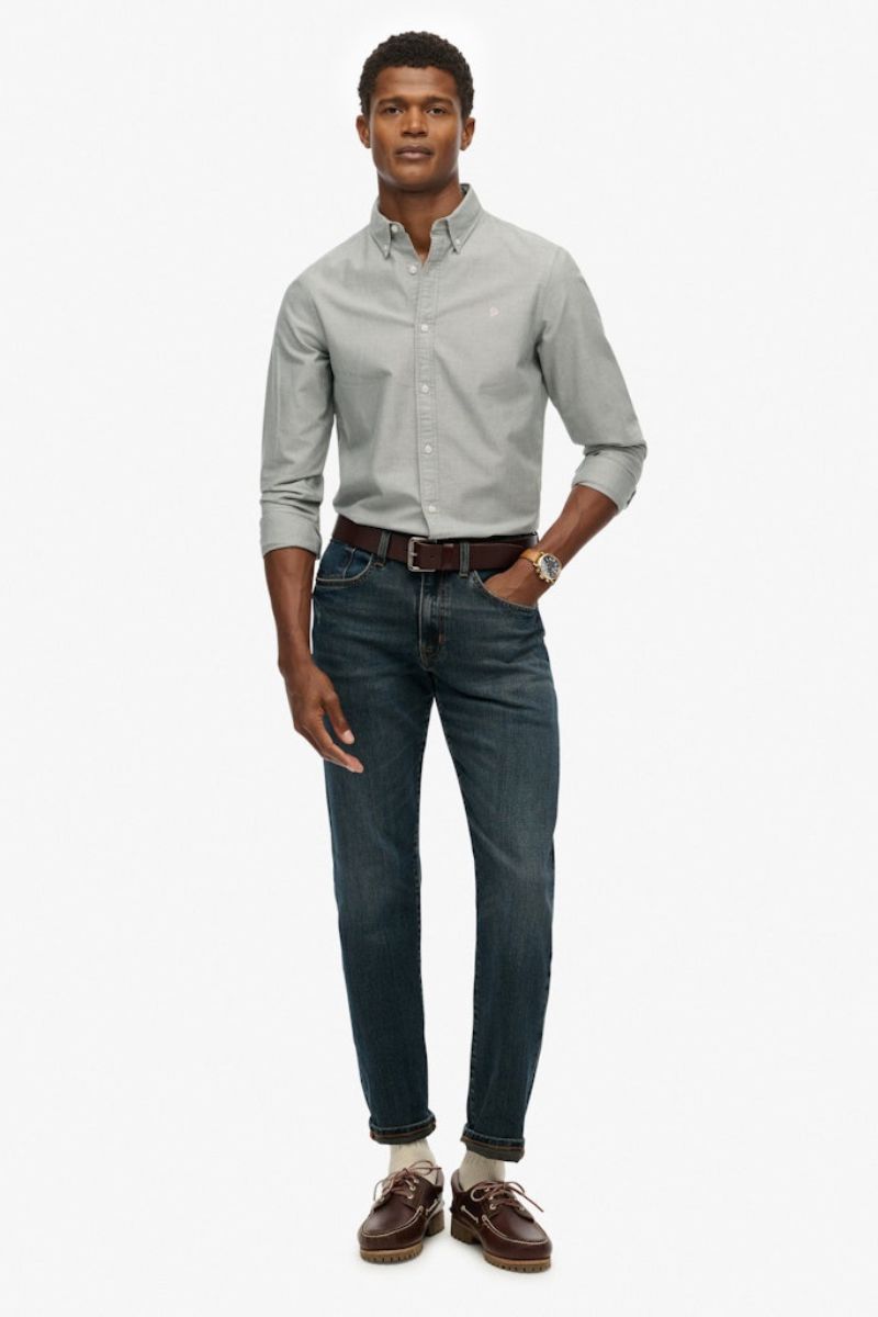 Superdry Classic Oxford Shirt Ice Green